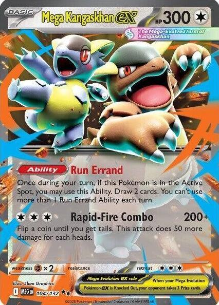Mega Kangaskhan EX 2025 Pokemon Mega Evolution