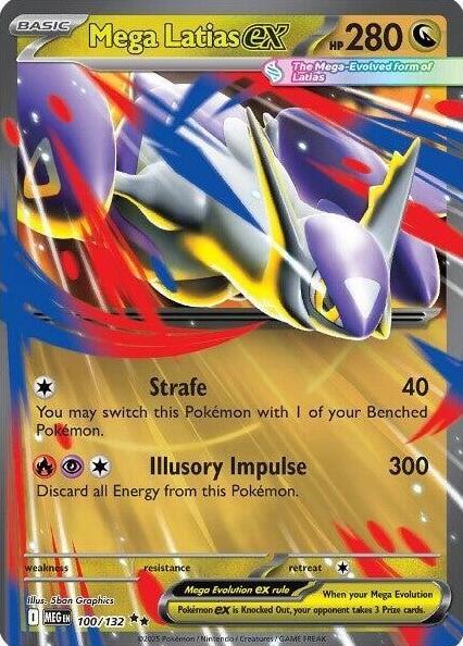 Mega Latias EX 2025 Pokemon Mega Evolution