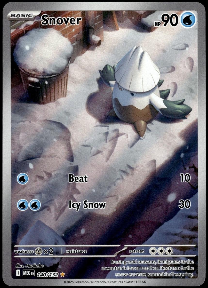 Snover 2025 Pokemon Mega Evolution