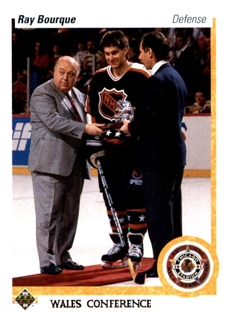 1990 Upper Deck Ray Bourque #489 card