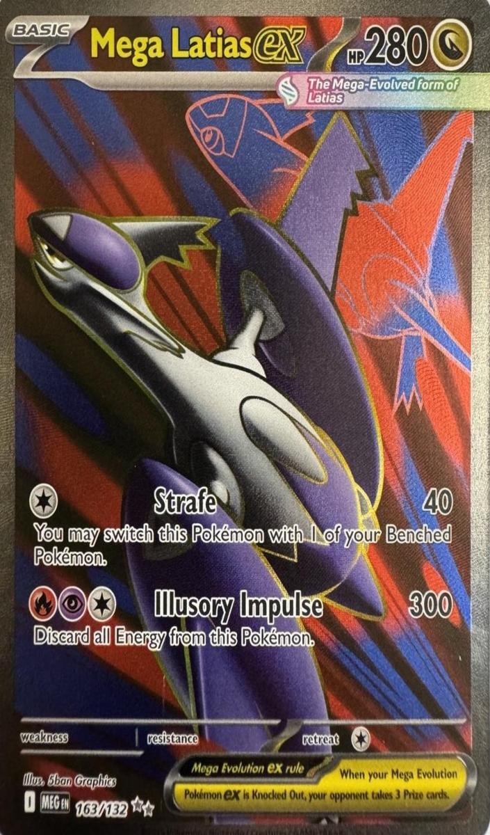 Mega Latias EX 2025 Pokemon Mega Evolution