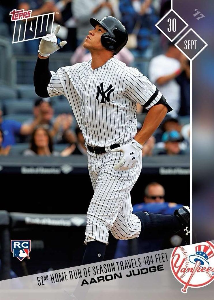 2017 Topps Topps Now #674 Aaron Judge front