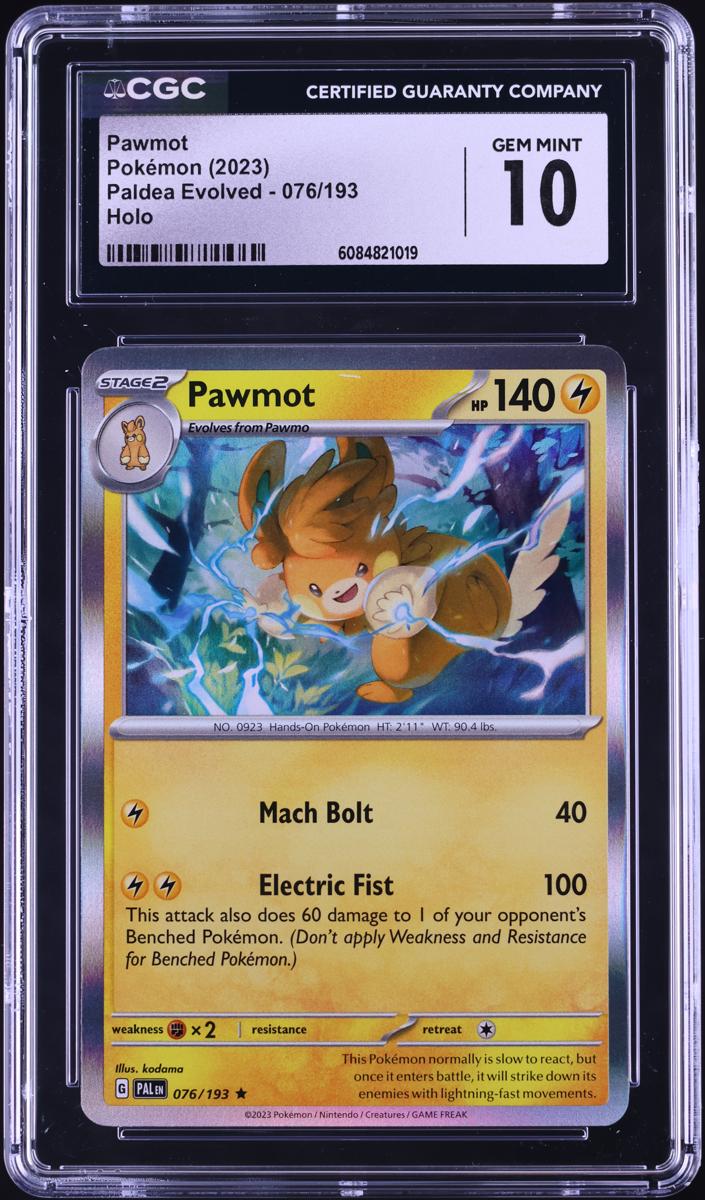 Pawmot 2023 Pokemon Scarlet & Violet Paldea Evolved