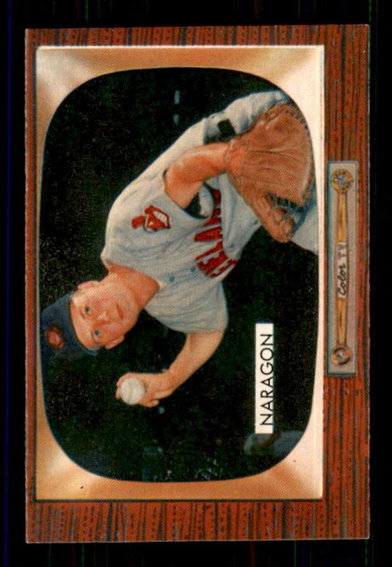 1955 Bowman Hal Naragon #129 card