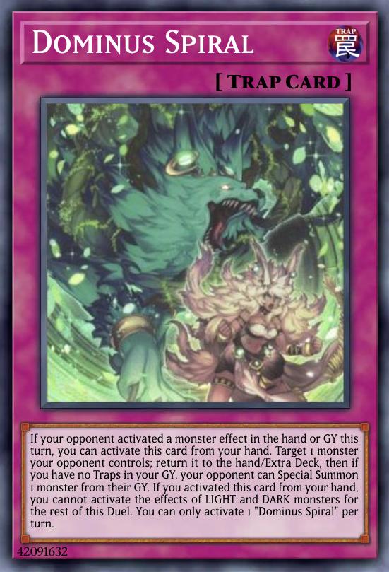 Dominus Spiral - 2025 Yu-Gi-Oh! Doom Of Dimensions