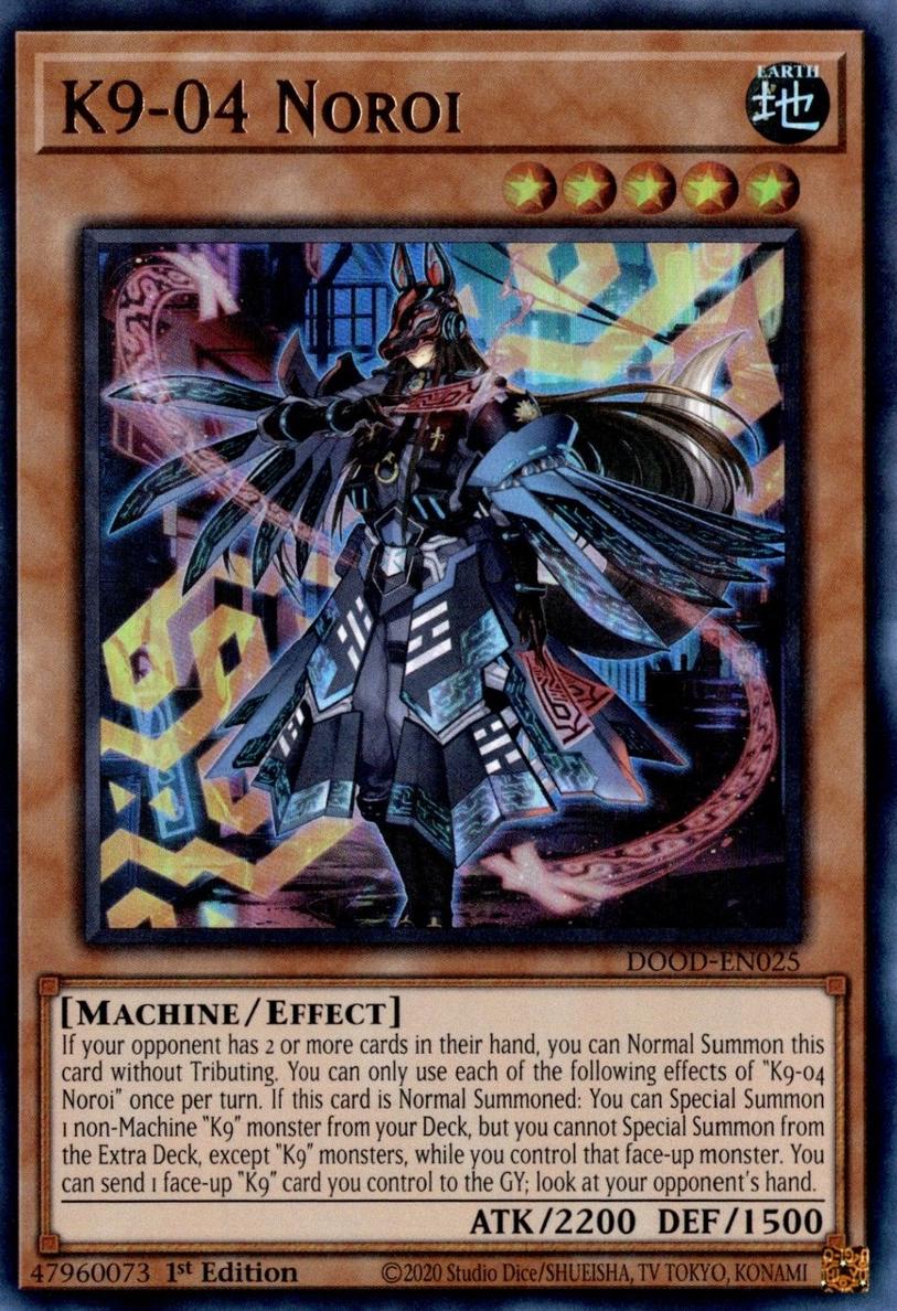 K9-04 Noroi - 2025 Yu-Gi-Oh! Doom Of Dimensions