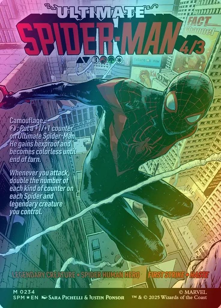 2025 Miles Morales [Borderless Foil] #234