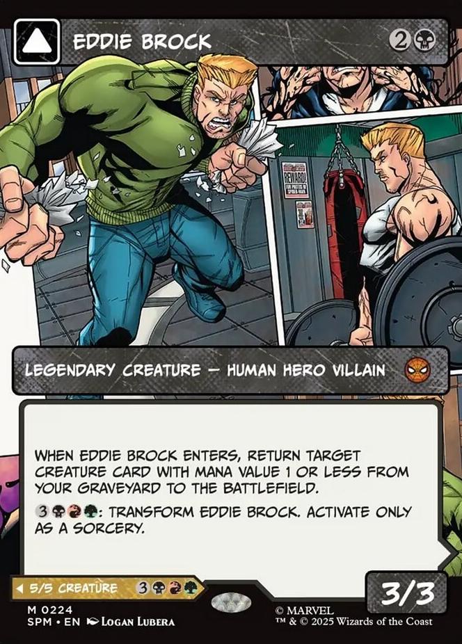 2025 Eddie Brock [Borderless] #224