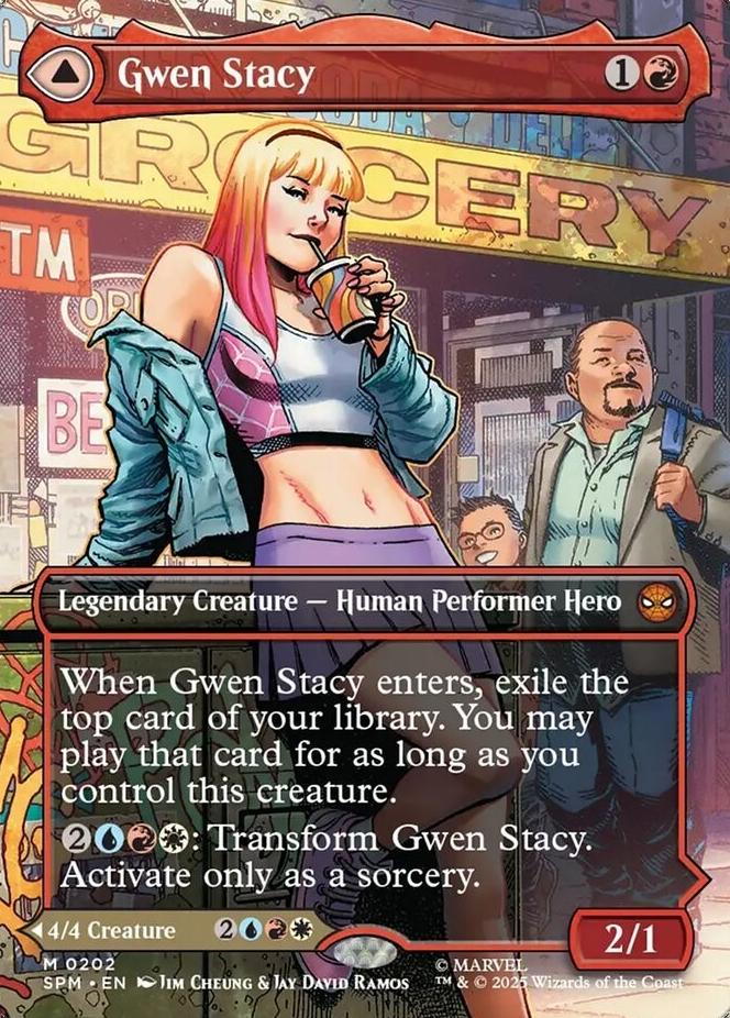 2025 Gwen Stacy [Borderless] #202