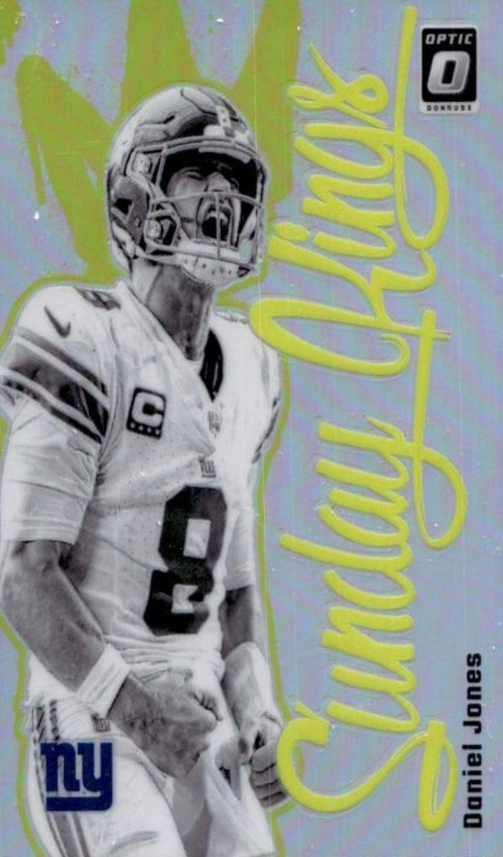 2024 Panini Donruss Optic Sunday Kings Daniel Jones #29 card
