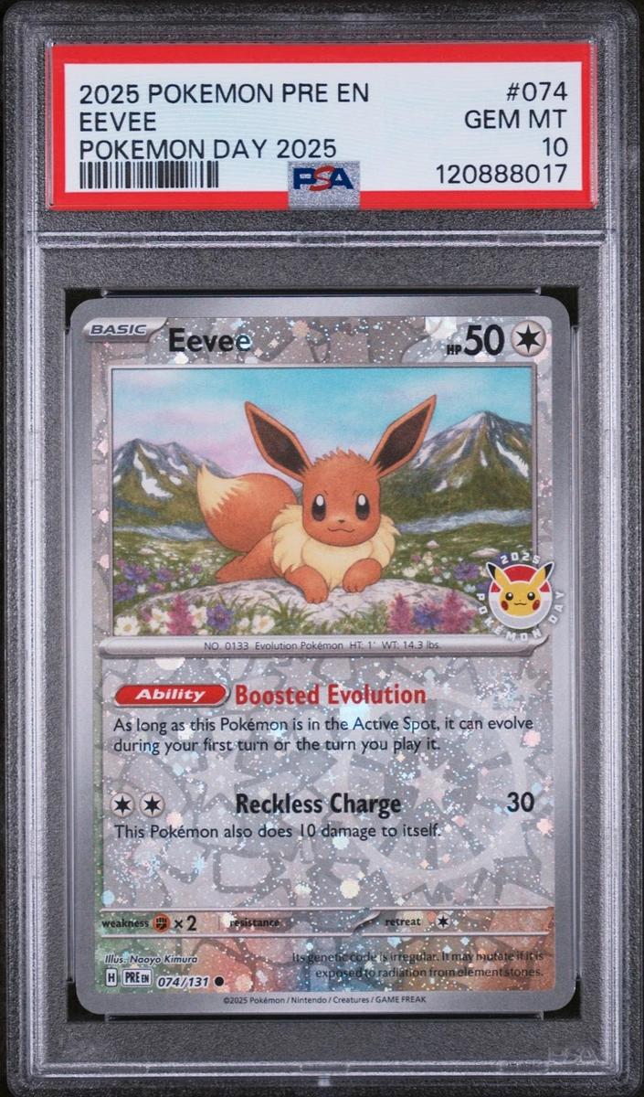 Eevee 2025 Pokemon Scarlet & Violet Prismatic Evolutions
