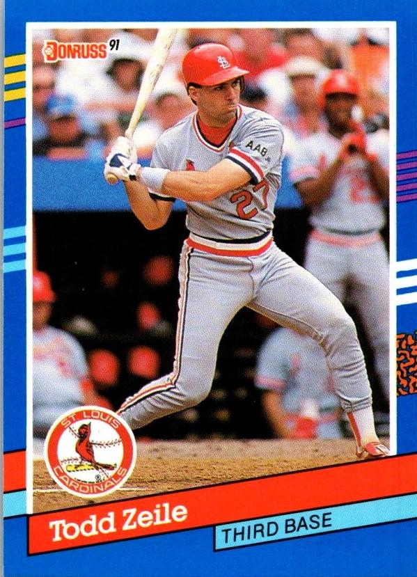 1991 Donruss Todd Zeile #71 card