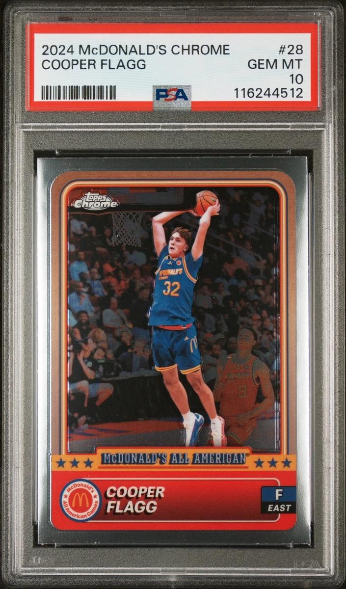 Cooper Flagg 2024 Topps Chrome McDonald's All American Basketball
