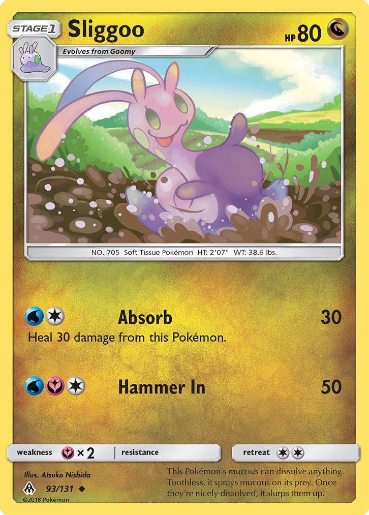 Sliggoo 2018 Pokemon Sun & Moon Forbidden Light