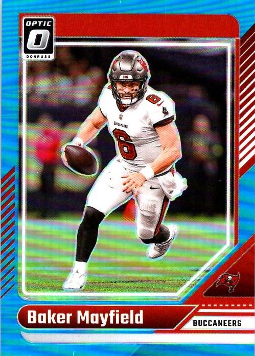 Baker Mayfield 2024 Donruss Optic Football Aqua