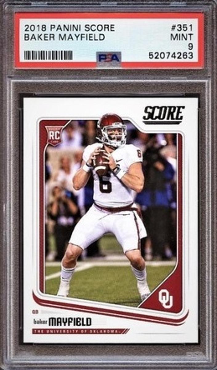 Baker Mayfield 2018 Panini Score Football