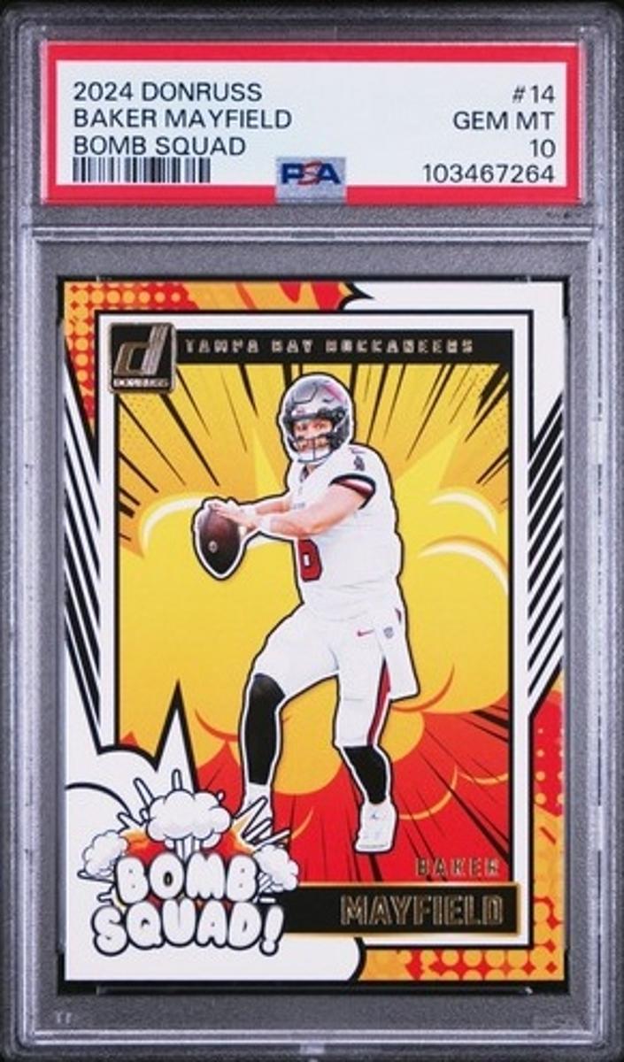Baker Mayfield 2024 Panini Donruss Bomb Squad Football