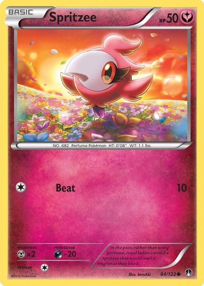 Spritzee 2016 Pokemon XY BREAKpoint