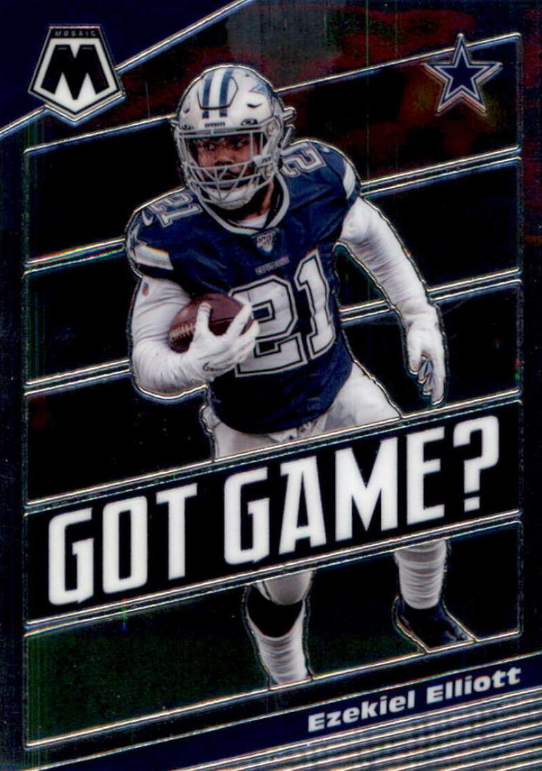 2020 Panini Mosaic Ezekiel Elliott #GG21 card