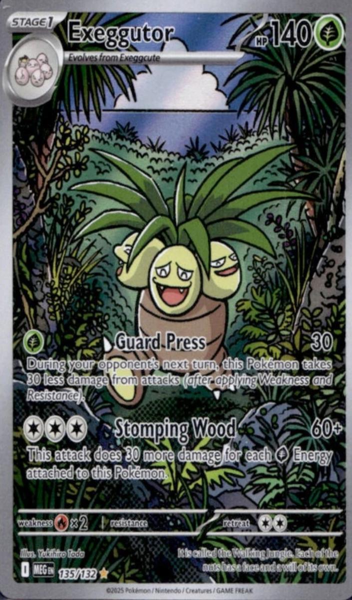Exeggutor 2025 Pokemon Mega Evolution