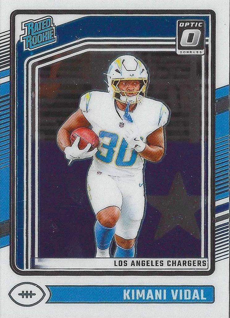 Kimani Vidal 2024 Donruss Optic Football card