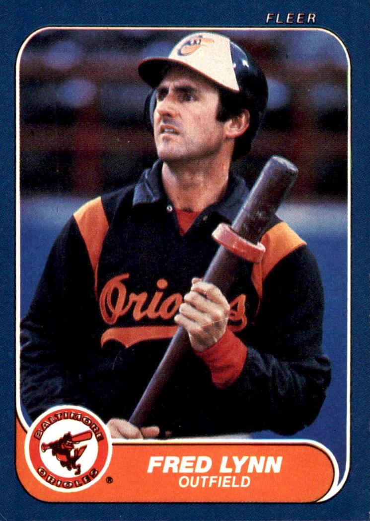 1986 Fred Lynn #278