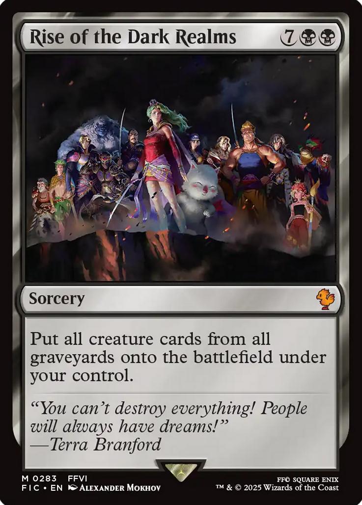 Rise of the Dark Realms - 2025 Magic The Gathering Final Fantasy Commander