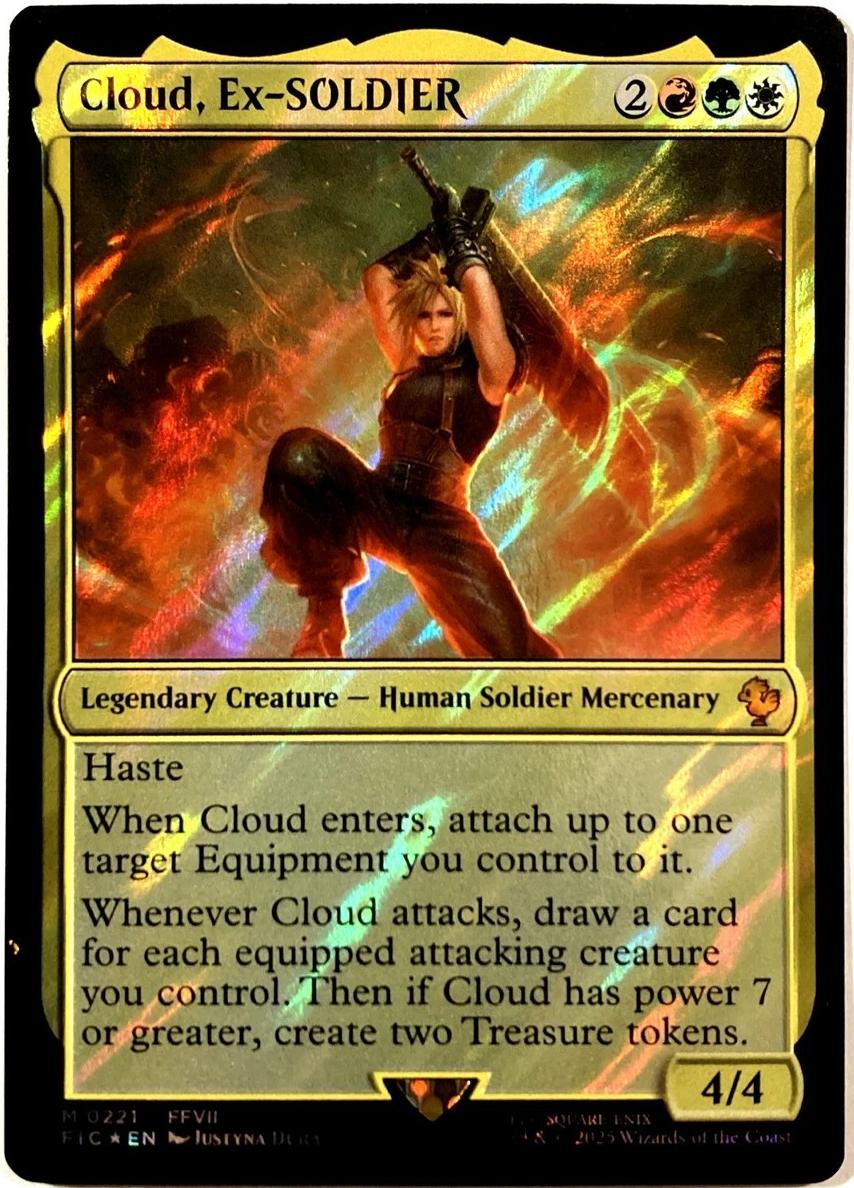 2025 Cloud, EX-SOLDIER [Surge Foil] #221