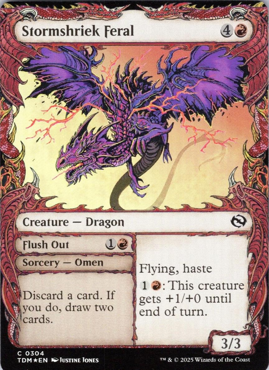 2025 Stormshriek Feral [Showcase Foil] #304