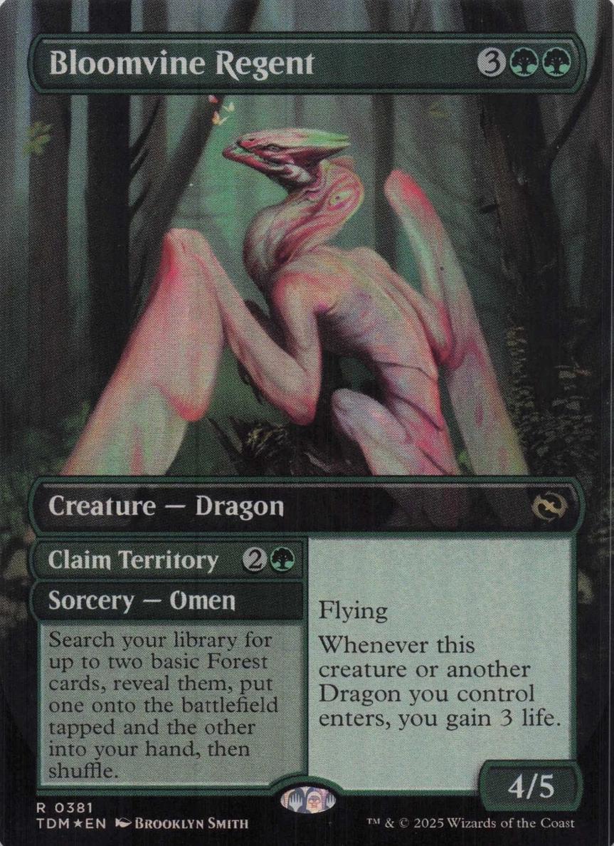 2025 Bloomvine Regent [Borderless Foil] #381