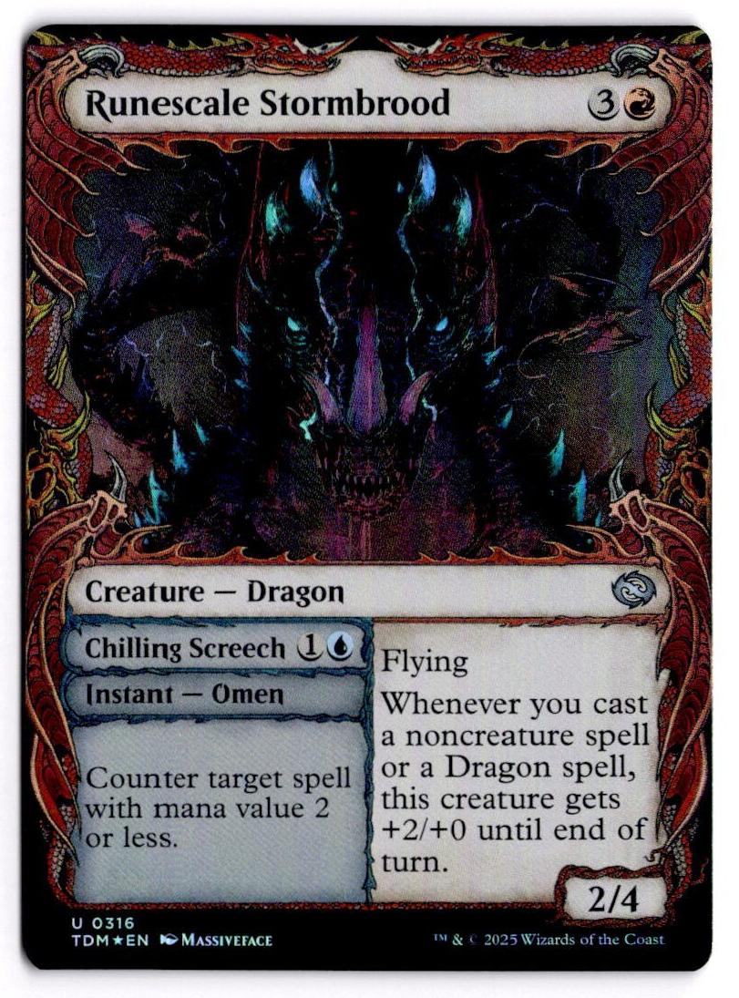 2025 Runescale Stormbrood [Showcase Foil] #316