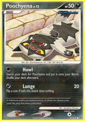 Poochyena 2009 Pokemon Platinum