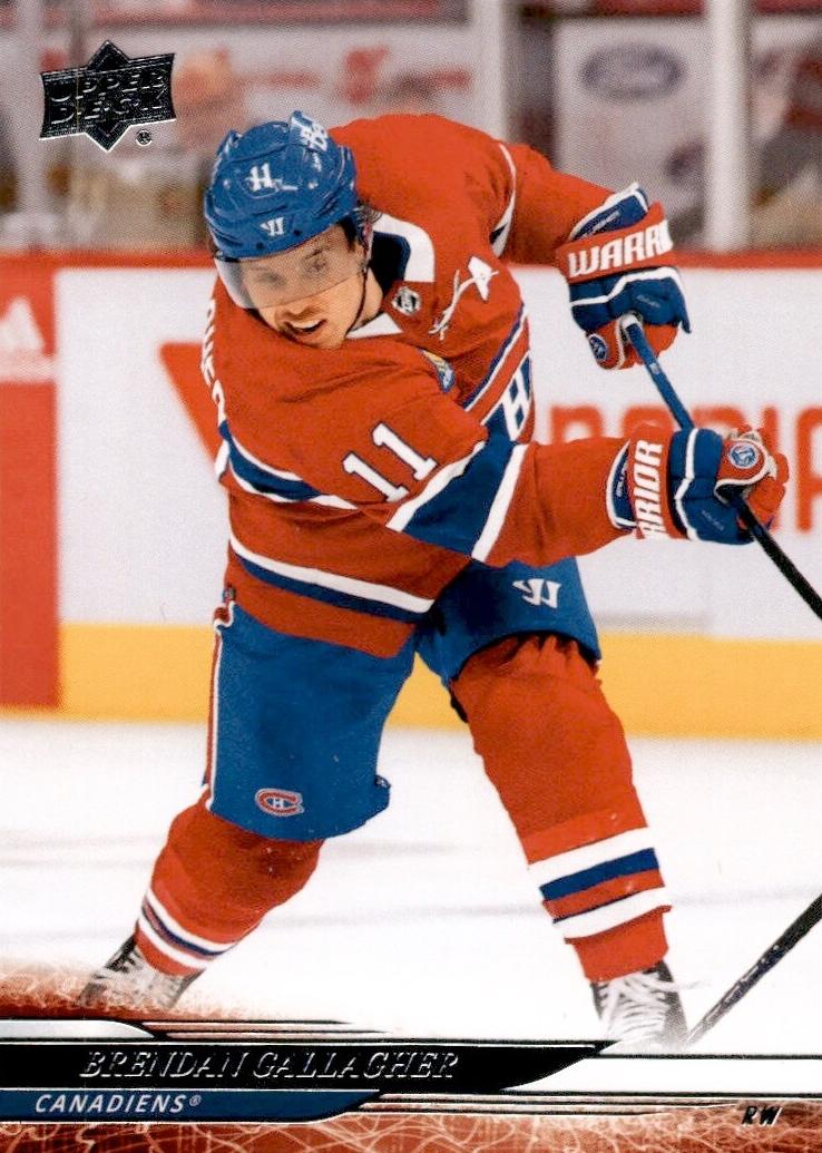2024 Upper Deck Brendan Gallagher #100 card