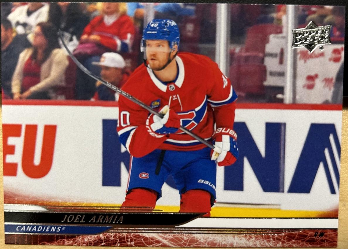 2024 Upper Deck Joel Armia #574 card