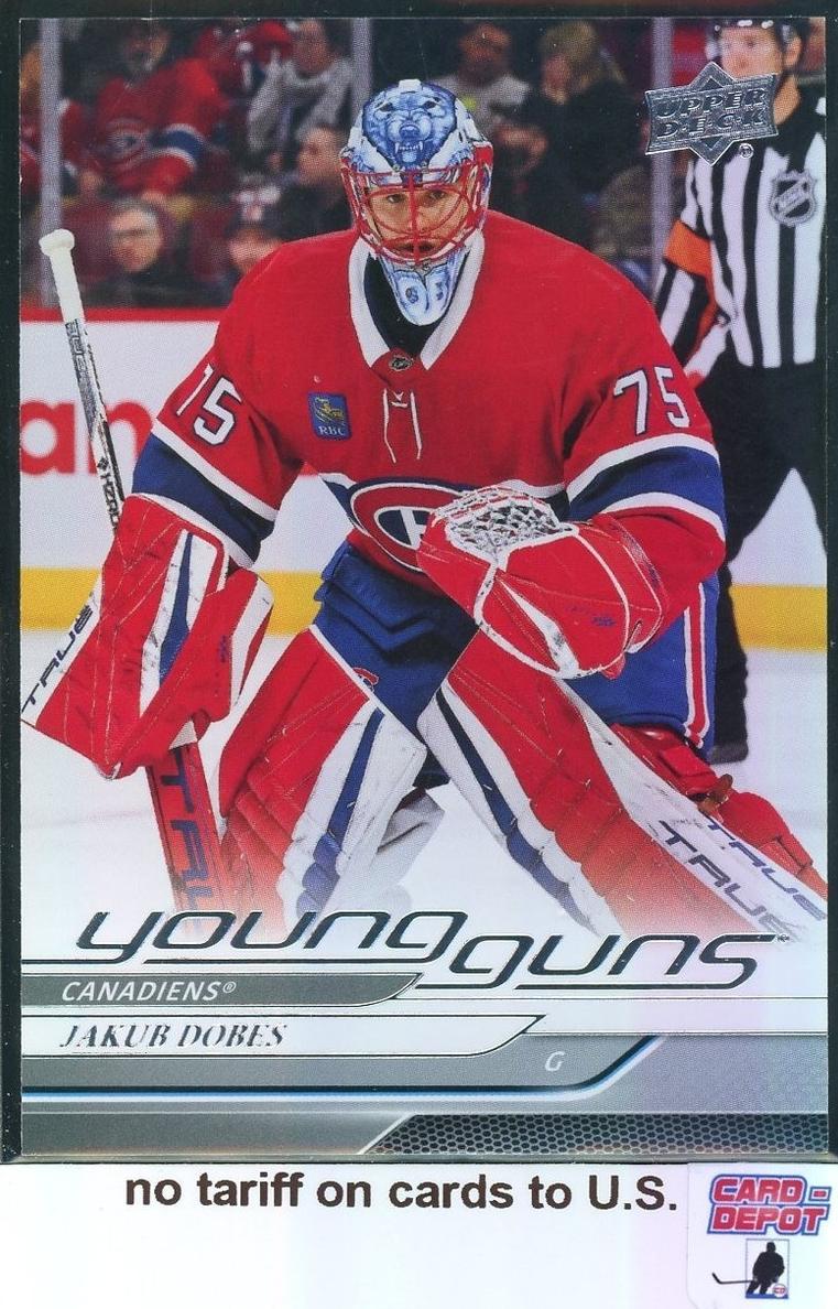 2024 Upper Deck Young Guns #726 Extended Jakub Dobes front