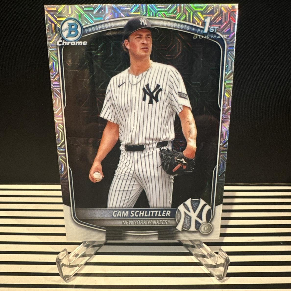 Cam Schlittler 2025 Bowman Chrome Prospects Baseball Refractor