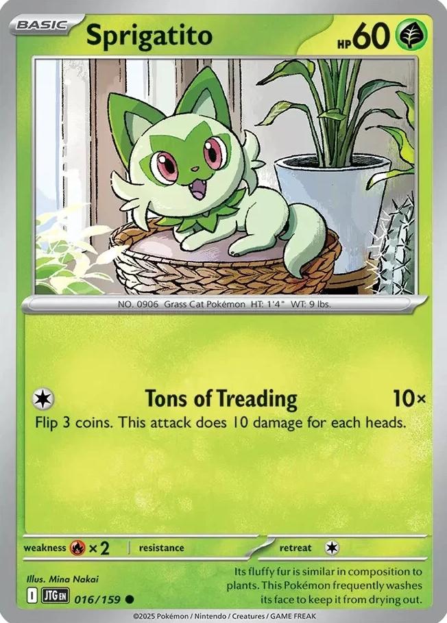 Sprigatito 2025 Pokemon Scarlet & Violet Journey Together