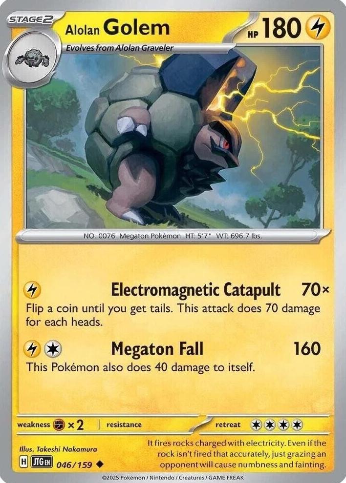 Alolan Golem 2025 Pokemon Scarlet & Violet Journey Together