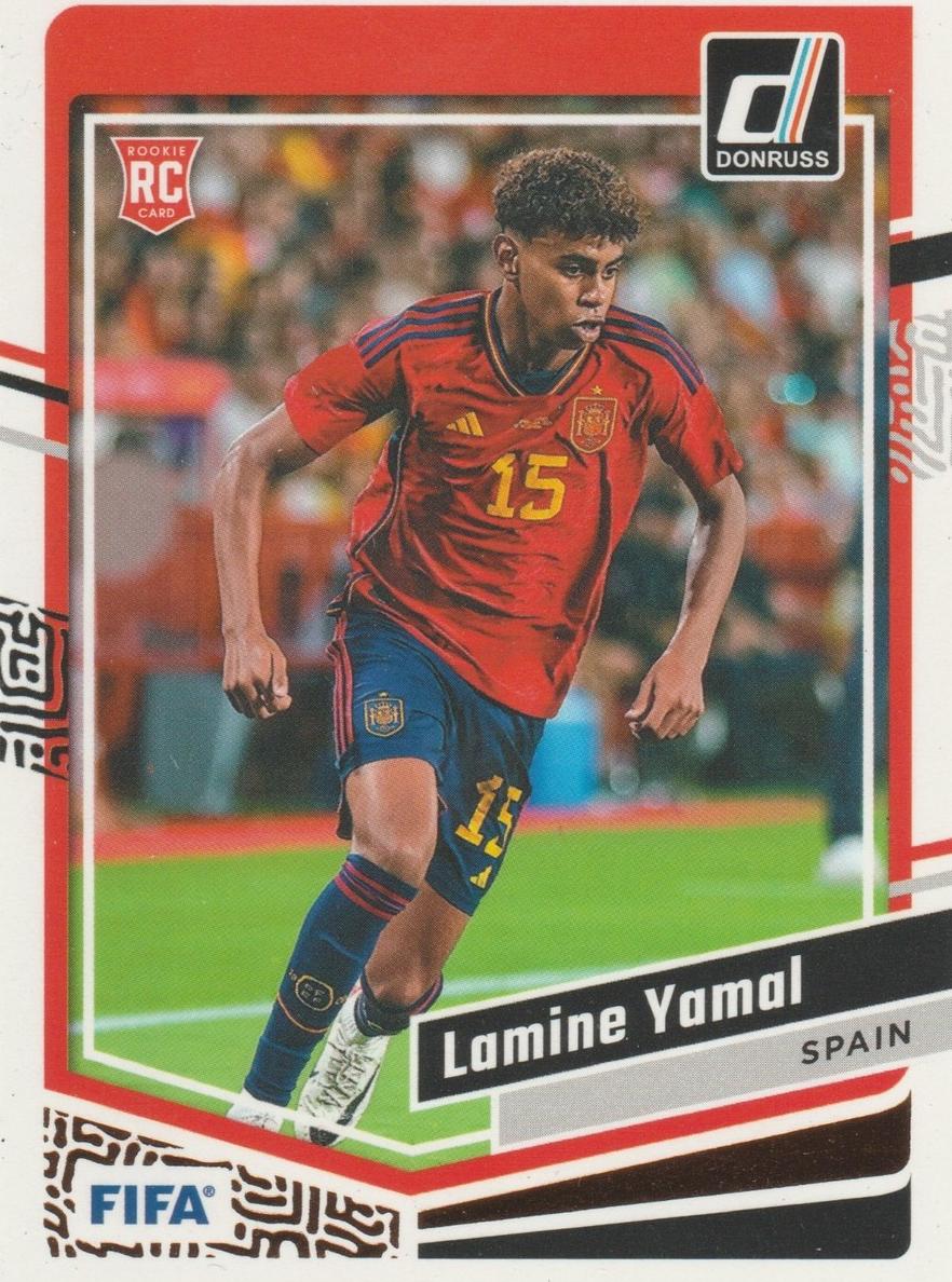 2023 Panini Donruss CUBIC #54 Fifa Lamine Yamal front