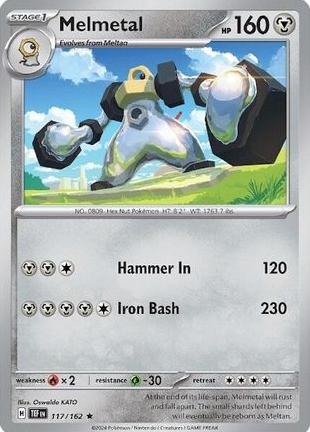 Melmetal Holo 2024 Pokemon Scarlet & Violet Temporal Forces