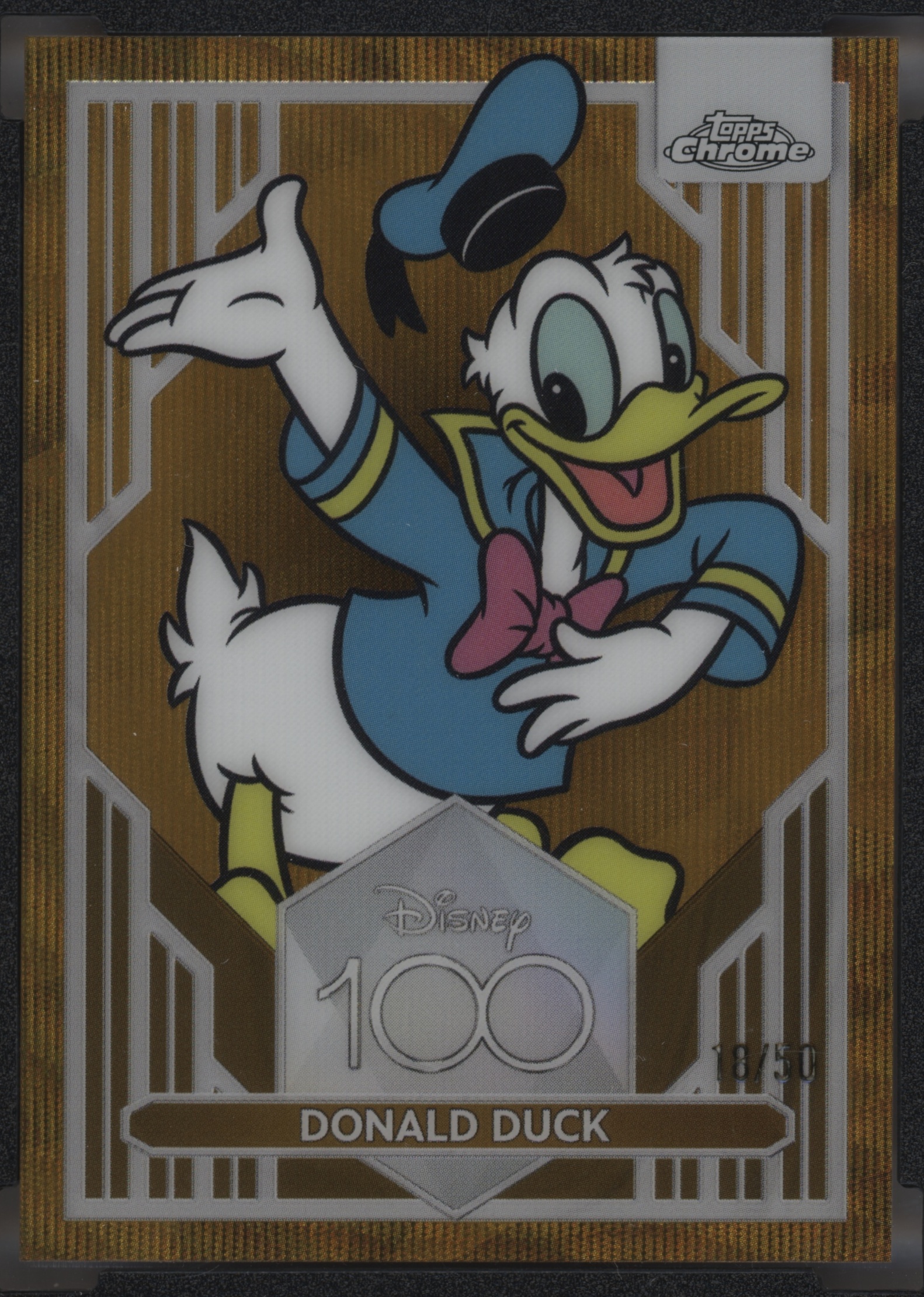 2023 Donald Duck [Gold Wave Refractors] #86