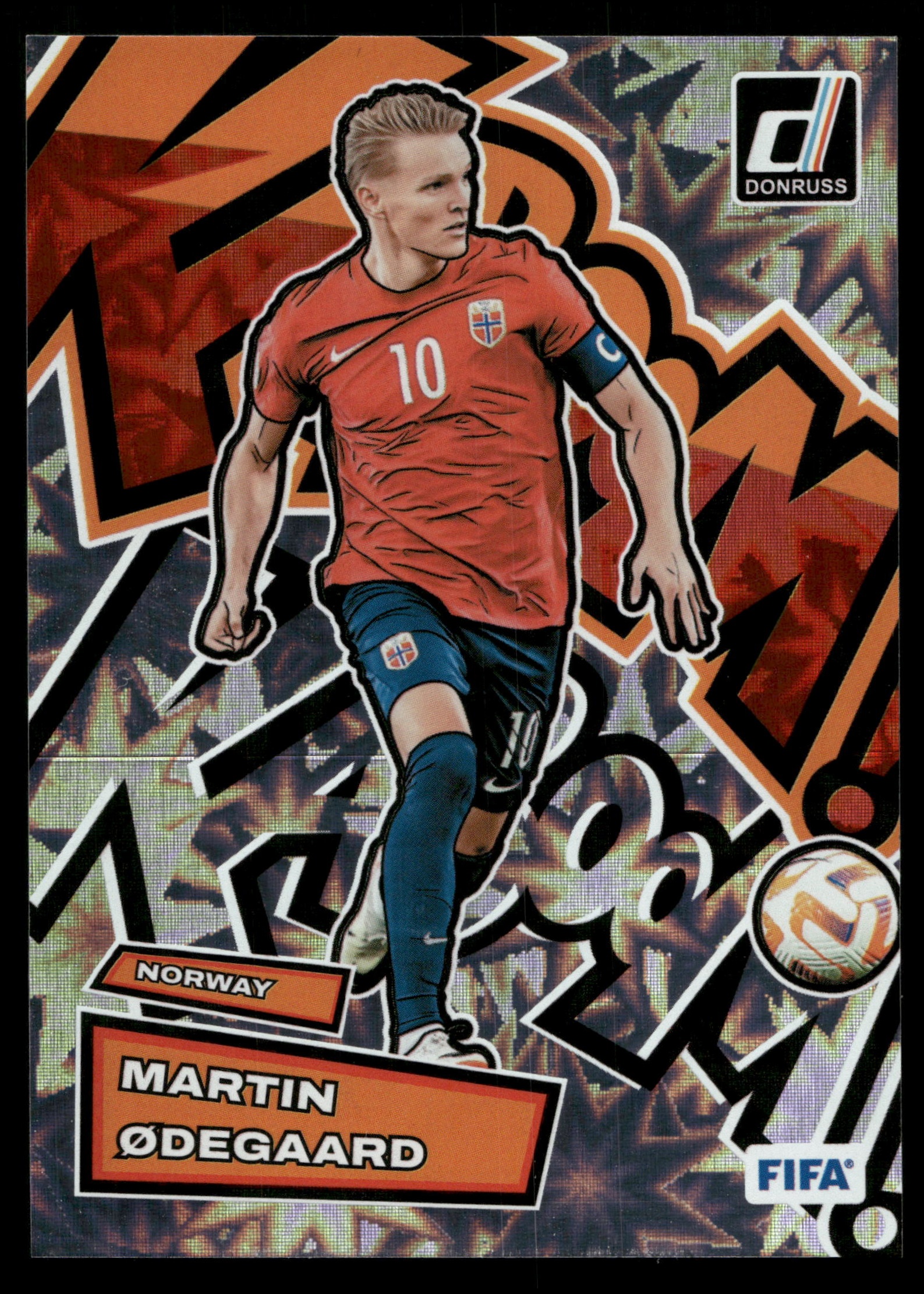 2023 Panini Donruss Kaboom Martin Odegaard #3 card