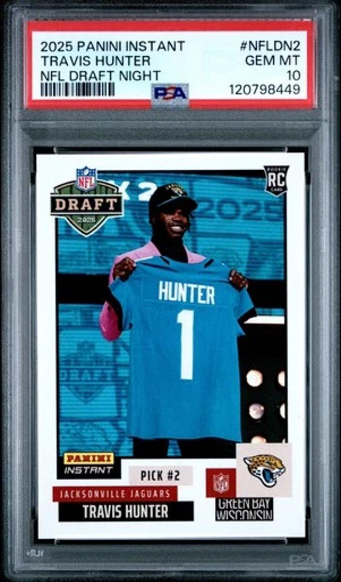 Travis Hunter - 2025 Panini Instant NFL Draft Night Football
