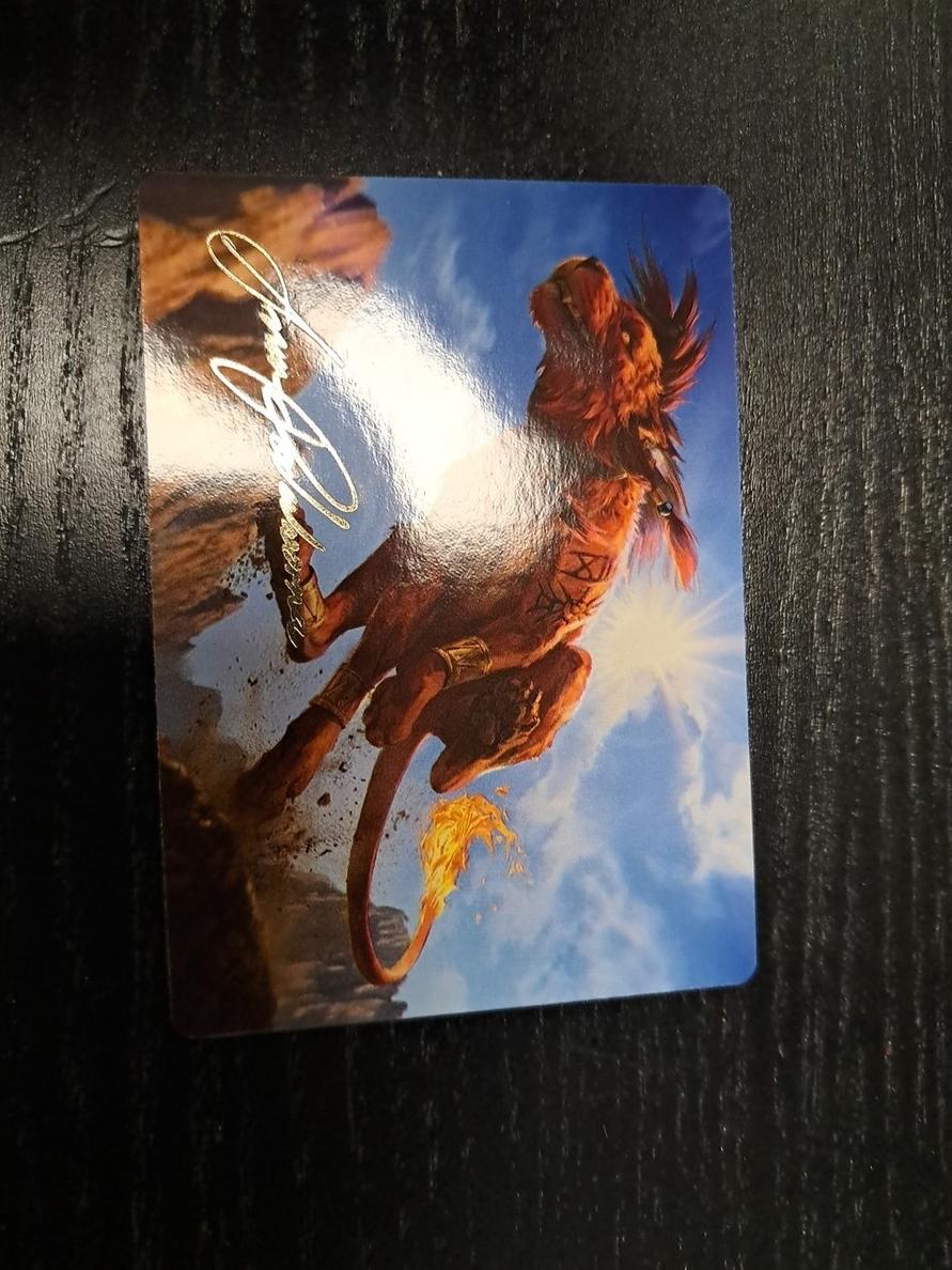 2025 MTG Magic: The Gathering Gold #30 Redxiiproudwarrior front