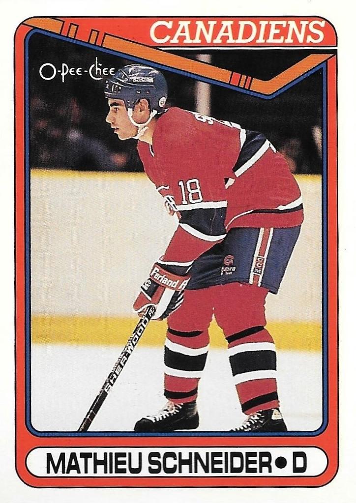 1990 Mathieu Schneider #372