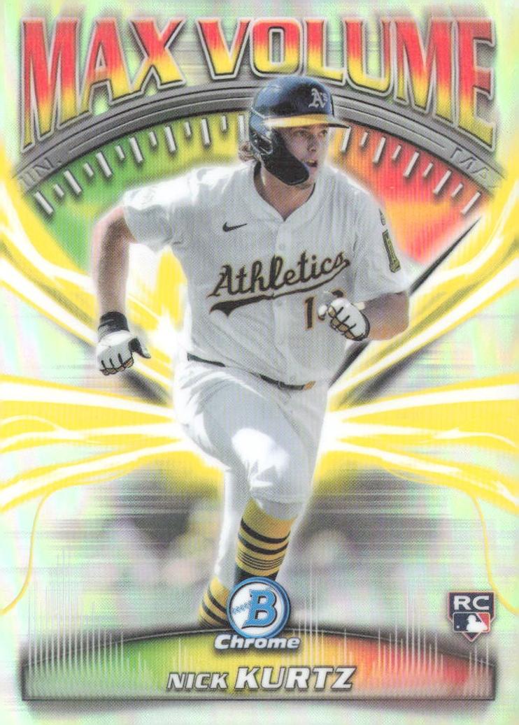 Nick Kurtz 2025 Bowman Chrome Max Volume Baseball