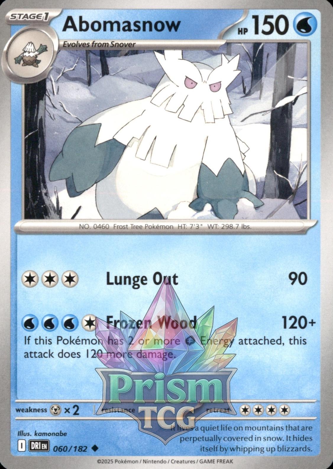 Abomasnow 2025 Pokemon Scarlet & Violet Destined Rivals