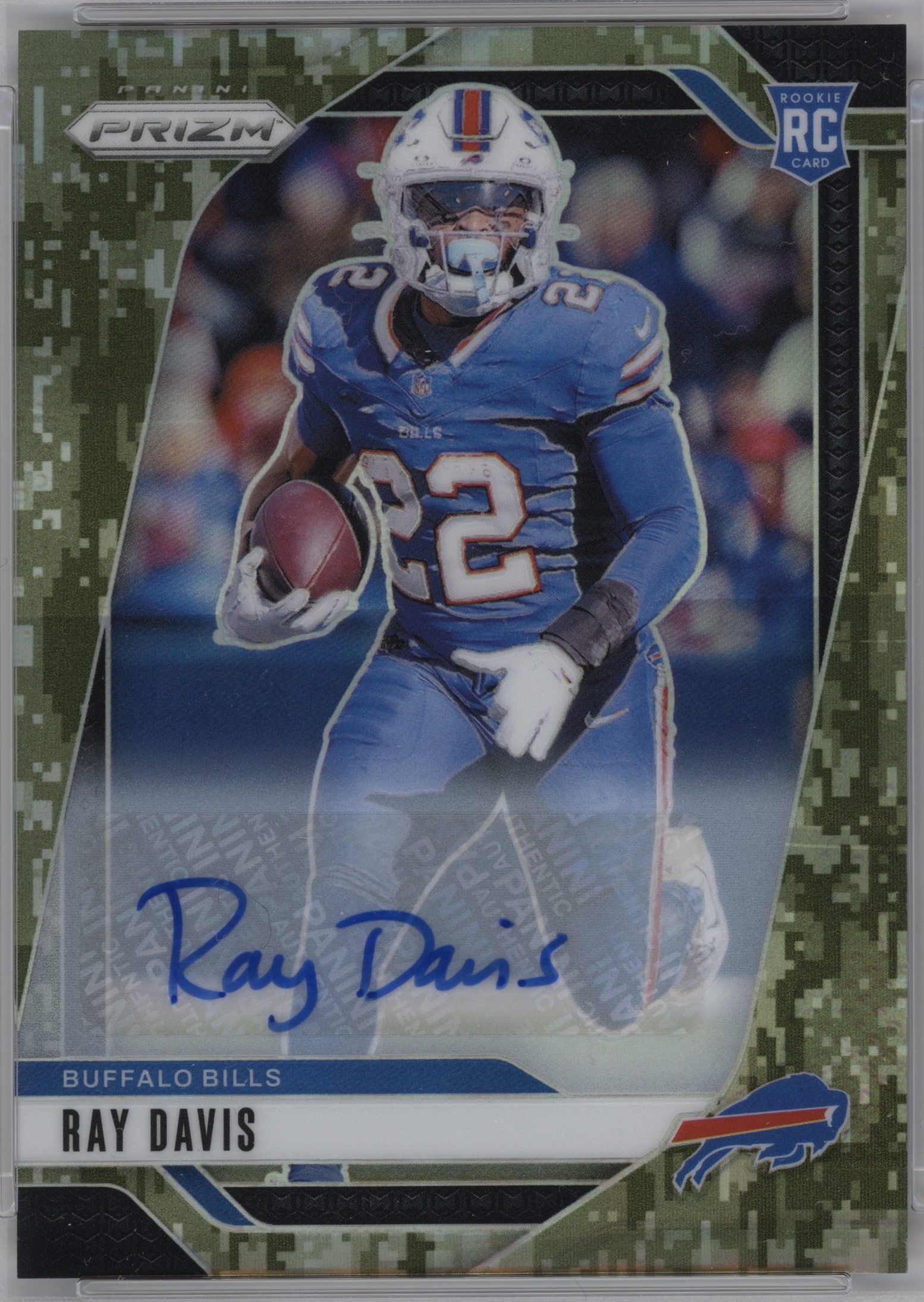 2024 Panini Prizm Football Camo Ray Davis #382