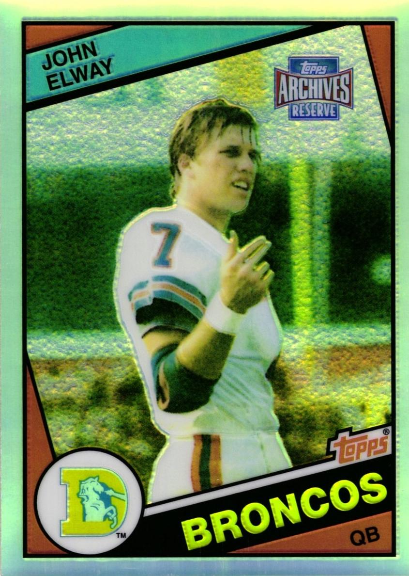 2001 Topps Archives Reserve John Elway #44 card