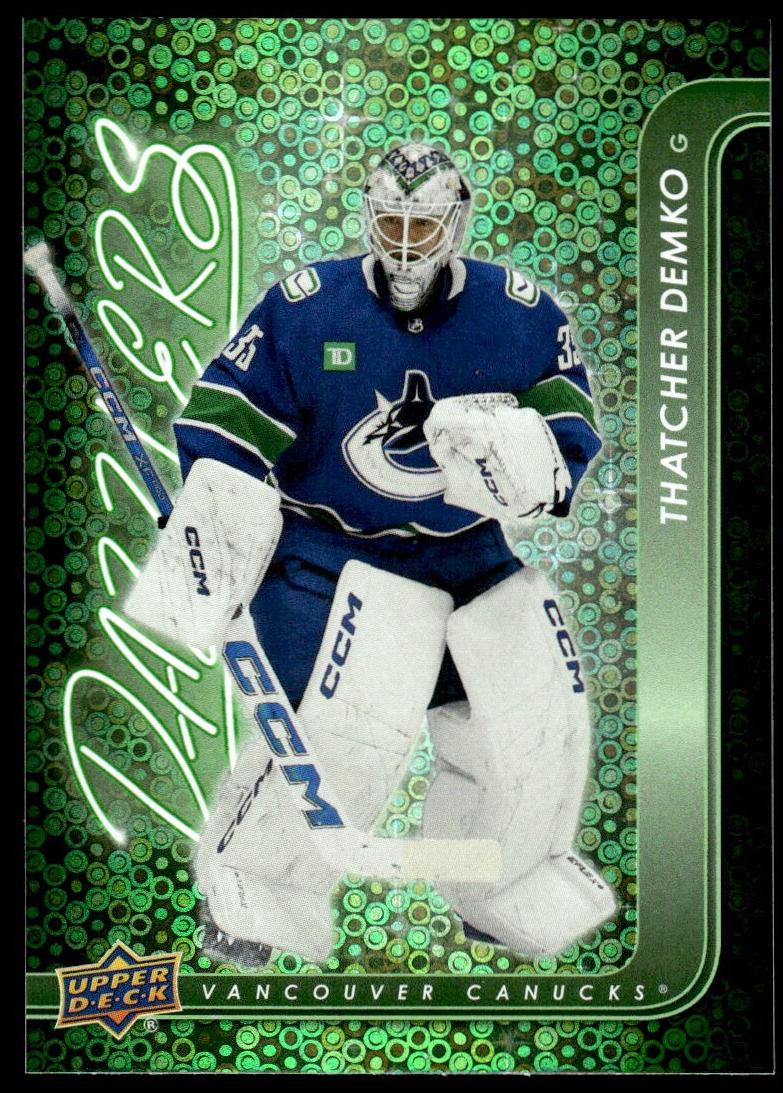 2024 Upper Deck Thatcher Demko [Green] #DZ-3 card